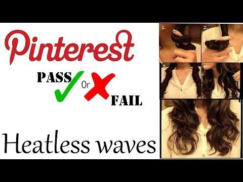 how to wavy hair pinterest