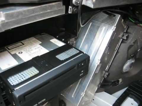How to Remove Logic7 Amplifier and Navigation from E65 BMW 745i 750i for Repair.