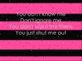 Avril Lavigne-Unwanted lyrics