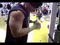 Crazy tricep extensions with a surprise ending!