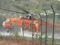 Elicottero antincendio a Satriano di Lucania