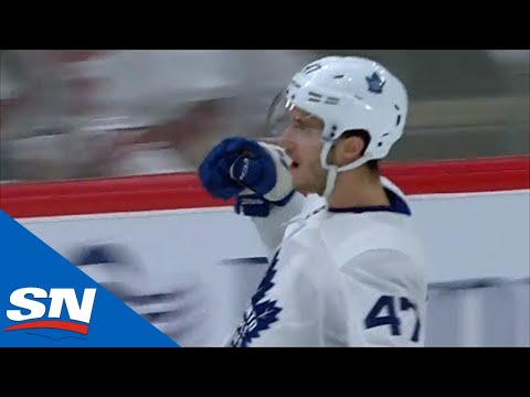 Maple Leafs’ Pierre Engvall Scores Shorthanded For First NHL Goal
