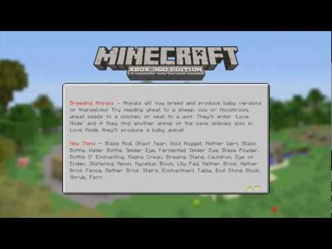 minecraft xbox update minecraft xbox update