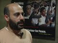 منى الشقاقي، العربية، اعلانات في واشنطنactivists use the subway to promote their views.