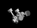 V4 engine animation #2 V4 engine animation #2