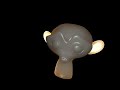 Blender 3d subsurface scattering Monkey