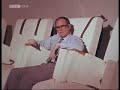 James Burke demonstrates Apollo Saturn emergency precautions