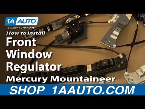 How To Install Replace Front Window Regulator 2002-10 Mercury Mountaineer Ford Explorer