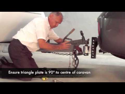 how to install a weight distribution hitch video