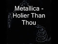 Holier Than Thou