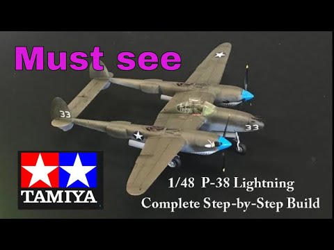 Tamiya Lockheed P 38 F G Lightning 1 48 Scale Plastic Model Kit