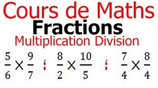 Maths 6ème - Fractions multiplication et division Exercice 3