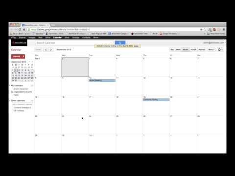 how to sync calendars with someone else