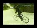 Iarna pe ulita cu bicicleta :D