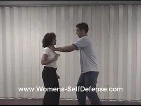 Womens Self Defense - Front choke technique #2