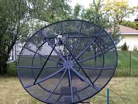 how to adjust c-band dish