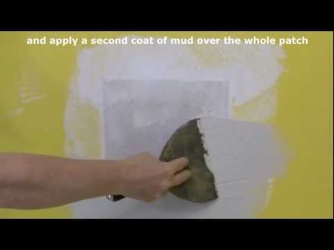 plaster repair - Demonstration how to repair holes in drywall or plaster walls. Check http://www.do-it-yourself-help.com/repair_large_holes2.html for more.