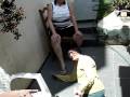 videos de Vó Dolores mostrando seu tombo