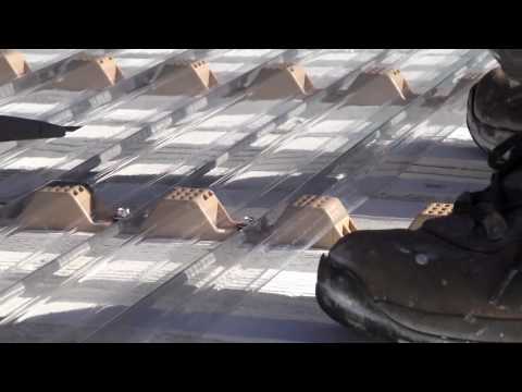 how to fasten corrugated pvc roofing