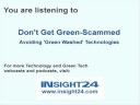 Avoiding \"Green-Washed\" Technologies