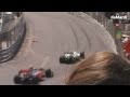 F1 cars warming up the tires - Monaco GP 2009