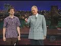 David Letterman - Natalie Portman Meets Aidan Koper