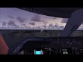 A Boeing 747 lands at the JFK airport in New York City. This is a video request from plodgeface.