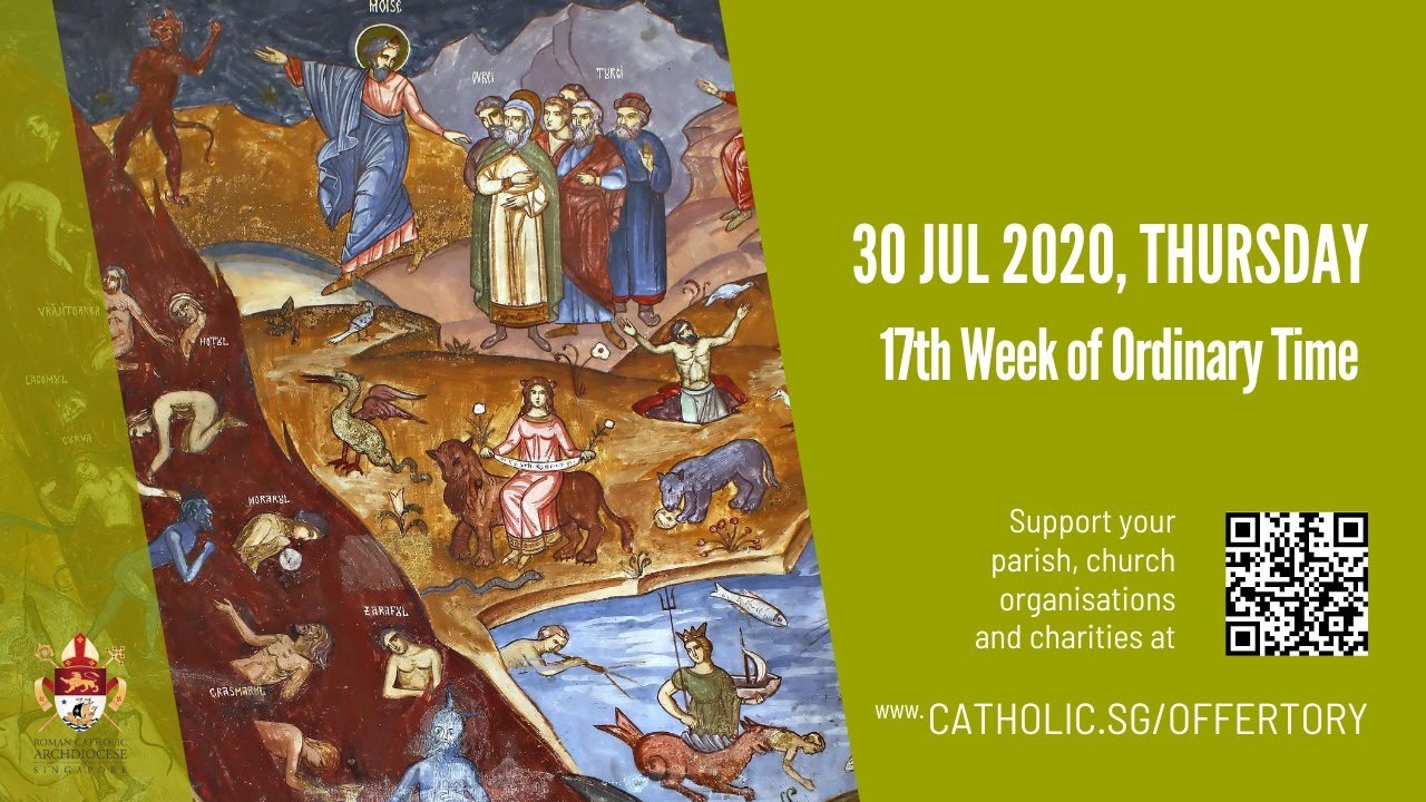 Catholic Live Mass 30th July 2020 Thursday, 17th Week of Ordinary Time 2020
