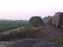 Southbound UP Coal Train North Of Lawrence, Ks. 8-1-2008