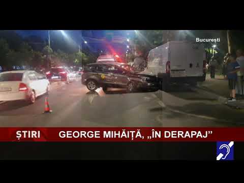 Actorul George Mihăiță s-a urcat băut la volan și a provocat un accident