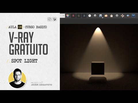 [CURSO GRATUITO DE V-RAY] AULA 08 - TUDO SOBRE A SPOT LIGHT