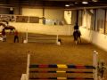 jag och Lucardo hemma tävling (tierps ryttarklubb) den 11 oktober 09