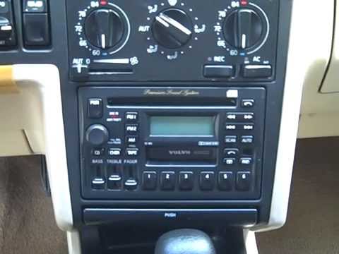 Volvo 850 Car Stereo Removal and Repair