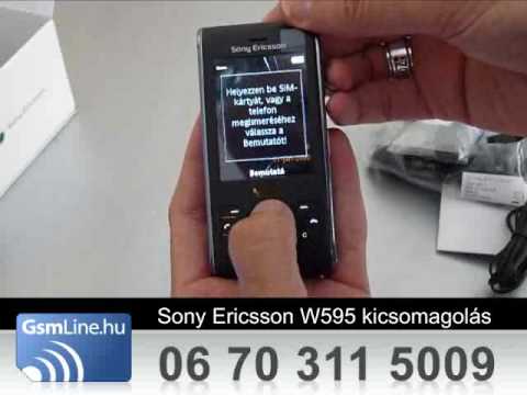 Sony Ericsson W595 teszt vide�