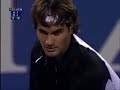 roger federer v lleyton hewitt: 2004 tmc rr2 highlights