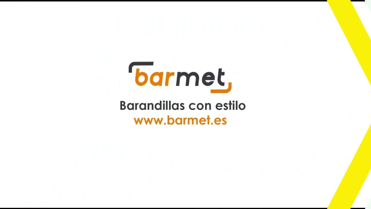 Barmet - Video montaje de Barandilla Easy Glass U-channel tube (Q-Seal)