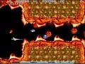 this video shows the main part of gradius 3 arcade stage 6 played with only laser and missile powerups. it shows myself dodging most of the large fireballs without shooting them. this was the very first gameplay video that i captured of myself playing. unlike the snes version of the game, the smallest fireballs cannot be destroyed. the enemies and large fireballs are not random at all. however, the bullets and fireball fragments are hard to predict. played on mame32 v0.95 2005 november 24 played from a state saved just before the video begins. # of attempts: not very many no other emulator assistance was used.