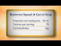 Diabetic Recipe: Butternut Squash and Carrot Soup