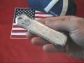 Piranha Excaliber Silver Dagger OTF Double Action Switchblade