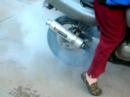 Yamaha Mortorcycle Burnout
