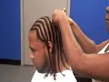 Slim Thug gettin his hair braided