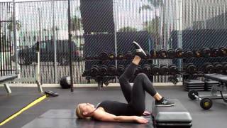 Single-Leg Elevated Glute Bridge