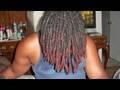 How to dye your locs,sister locs , dreadlocks tips