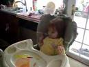 she has already tasted the sour grapefruit juice and knows it is not so sweet! we tried to get her to drink more but she's too smart