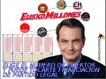 Vota PP. Rajoy denuncia que Batasuna se mofa de España
