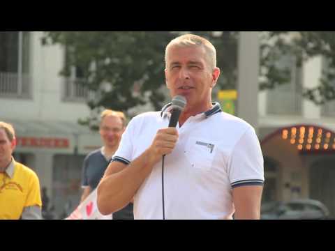 Jo Conrad auf der Nord-West-Mahnwache 26.07.2014 | Bremen