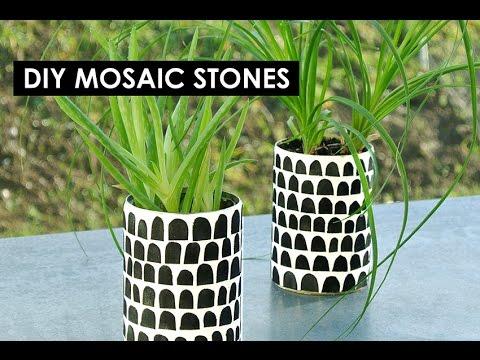 DIY MOSAIC STONES - Selbstgemachte Mosaiksteine