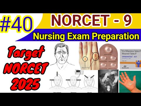 NORCET - 9 Image Based MCQs | NORCET - 9 Important MCQs | AIIMS NORCET Nursing Officer Exam |#40