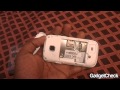 Samsung Gallaxy 551 White Android 2.2.1 Unboxing