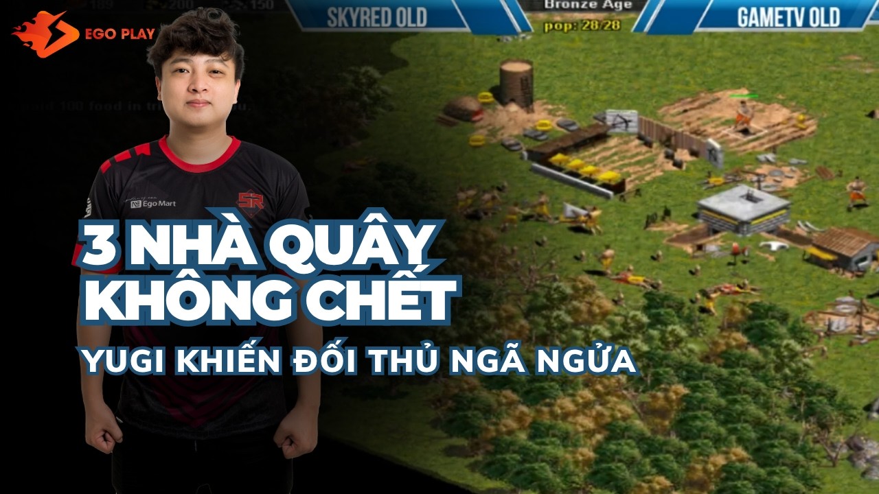 HIGHLIGHTS AOE: Yugi bị 3 nhà quây không chết và cái kết bất ngờ